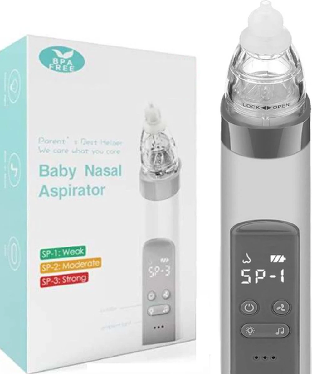 Merkloos Neusreininger Baby – Elektrische Neuszuiger – Neus Aspirator Met USB – Neuspeer & Blackhead Remover – Snotverwijderaar – Snoetenpoetser Peuter 1 Merkloos Neusreininger Baby – Elektrische Neuszuiger – Neus Aspirator Met USB – Neuspeer & Blackhead Remover – Snotverwijderaar – Snoetenpoetser Peuter