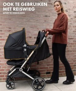 Deryan Luxe XP Buggy XL - Compact Lichtgewicht - Zwart - Aluminium Frame -Aanbiedingen BIBS Winkel 1004x1200 10