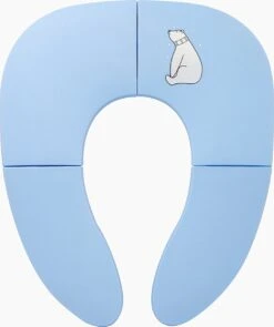 Kinder WC (blauw) Bril Opvouwbaar Licht Ontwerp Hygiënisch Voor Onderweg WC Bril Voor Zindelijkheidstraining Makkelijk Mee Te Nemen Gratis Tasje Bijgeleverd -Aanbiedingen BIBS Winkel 1006x1200 3