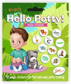Hello Potty! - 10 Magic Stickers Met Dieren - Zindelijkheidstraining Kind - Plasstickers Voor Kinderen- 10 Magische Plasstickers - Potjestraining -Aanbiedingen BIBS Winkel 1010x1200 4