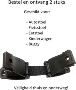 Merkloos 2 X Gordelclip, Accessoire Voor Autokinderstoel-Voorkomt Dat Kind Armen Uit Veiligheidsharnas Kan Halen-Gordelclip Kinderstoel-Gordelbeschermer-Gordelhoezen-Fietsstoel Voor En Achterzitje -Aanbiedingen BIBS Winkel 1011x1200 9