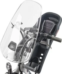 Polisport Bilby - Fietsstoeltje Voor + Windscherm - Zwart -Aanbiedingen BIBS Winkel 1012x1200 9