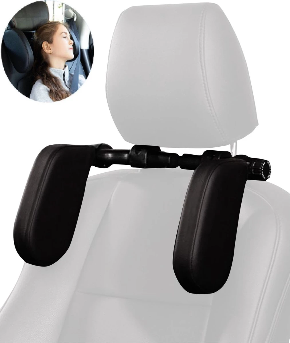 HBRK – Hoofdsteun Auto – Nekkussen – Hoofdkussen Kinderen & Volwassenen – Neksteun – Autokussen – Reiskussen Veiligheid – Verstelbaar – Zwart 1 HBRK – Hoofdsteun Auto – Nekkussen – Hoofdkussen Kinderen & Volwassenen – Neksteun – Autokussen – Reiskussen Veiligheid – Verstelbaar – Zwart