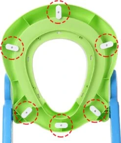 Toiletbril Met Trapje Voor Kinderen | Kinder Toiletzitje Toiletstoel Met Trap | Opvouwbare WC-bril Verkleiner Toiletverkleiner | LB-A20 Blauwpaars -Aanbiedingen BIBS Winkel 1014x1200 4