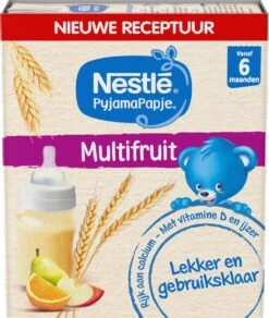 Nestlé PyjamaPapje Multifruit - Babypap - Vanaf 6 Maanden - 6 Stuks - Totaal 12 Porties -Aanbiedingen BIBS Winkel 1016x1200 17
