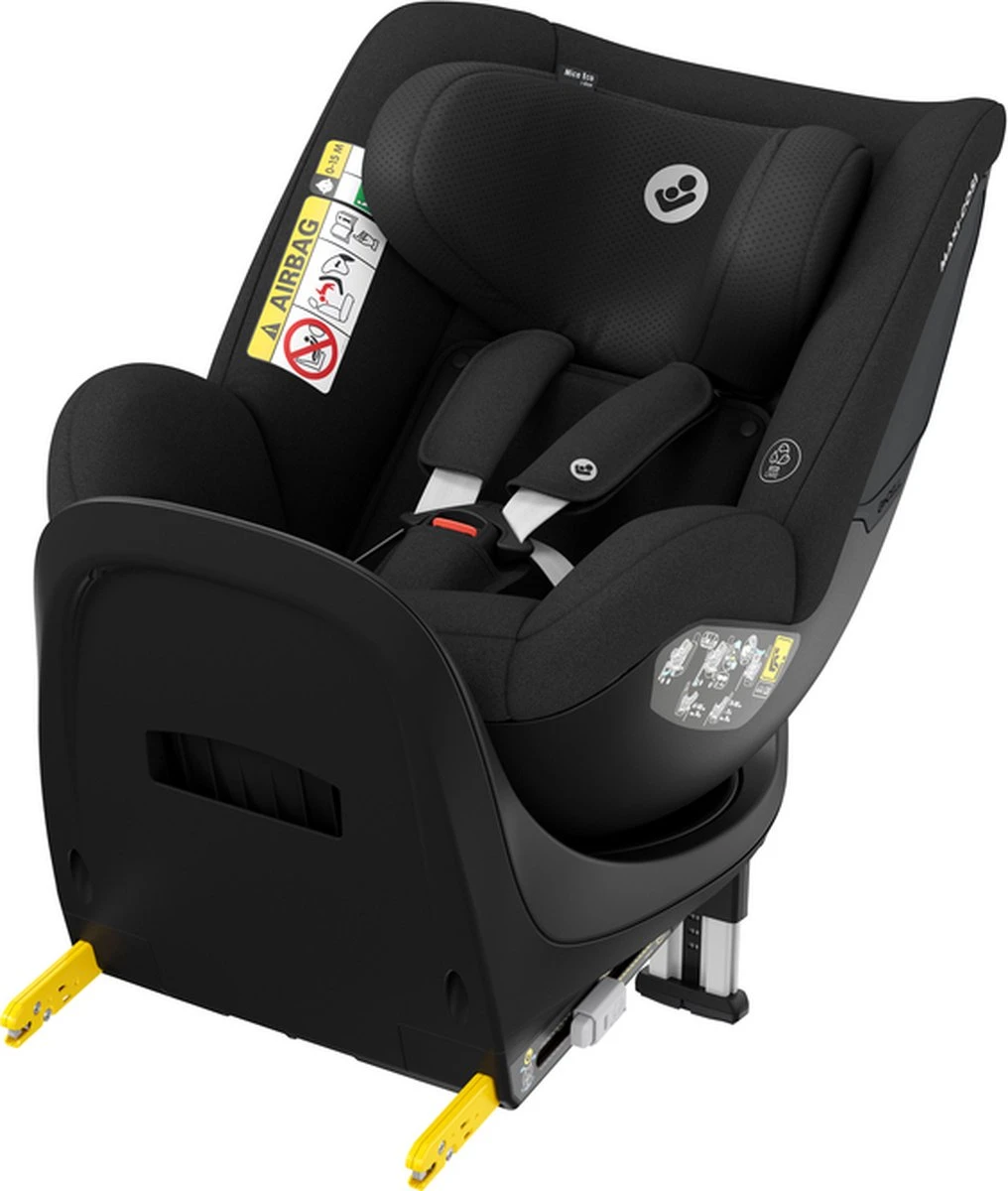Maxi-Cosi Mica Eco I-Size Autostoeltje - 360° Draaibaar - Gerecyclede Stoffen - Authentic Black 20 Maxi-Cosi Mica Eco I-Size Autostoeltje - 360° Draaibaar - Gerecyclede Stoffen - Authentic Black - Afbeelding 20