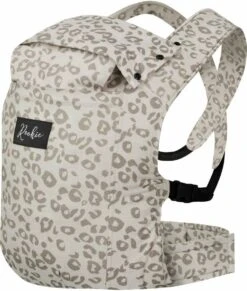 ROOKIE Baby Premium Draagzak- Design Buikdrager - Comfortabel En Ergonomisch - Pasgeboren Babydrager - Peuterdrager - Biologisch Katoen - Super Zacht - Unisex: Voor Mama En Papa (Leoprint Beige) -Aanbiedingen BIBS Winkel 1017x1200 7