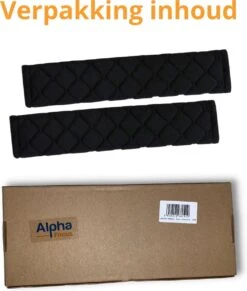 Merkloos Luxe Gordelhoes - Auto Gordelbeschermer - Gordelkussen - Zwart - 2 Stuks Gordelbeschermers -Aanbiedingen BIBS Winkel 1019x1200 16