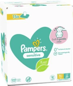 Pampers® Pampers - Sensitive - Billendoekjes - 2400 Doekjes - 30 X 80 -Aanbiedingen BIBS Winkel 1023x1200 1