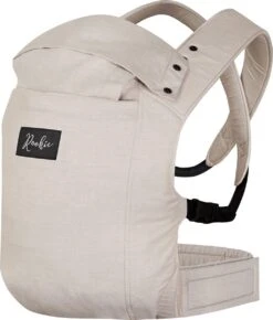 ROOKIE Baby Premium Draagzak- Design Buikdrager - Comfortabel En Ergonomisch - Pasgeboren Babydrager - Peuterdrager - Biologisch Katoen - Super Zacht - Unisex: Voor Mama En Papa (Beige) -Aanbiedingen BIBS Winkel 1023x1200 13