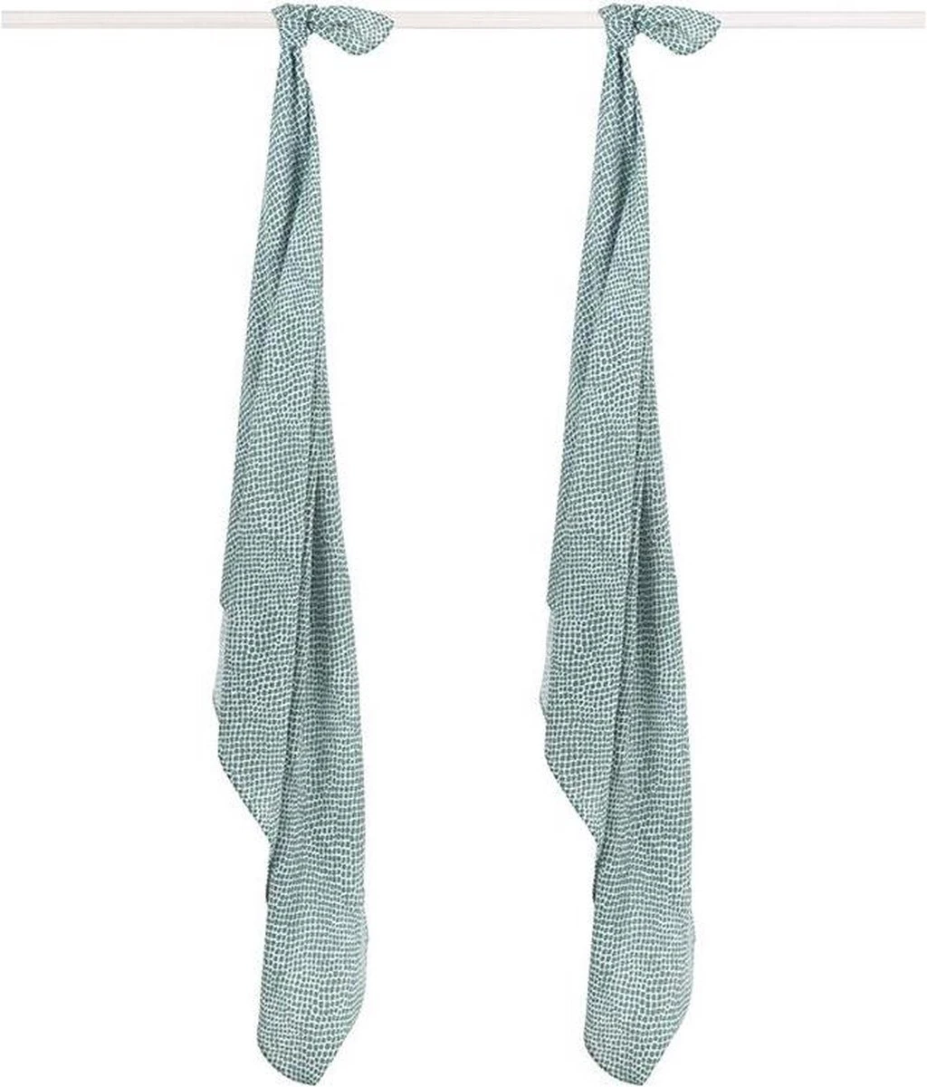 Jollein Hydrofiel Multidoek Spot 115x115cm - Storm Grey - 2 Stuks 9 Jollein Hydrofiel Multidoek Spot 115x115cm - Storm Grey - 2 Stuks - Afbeelding 9