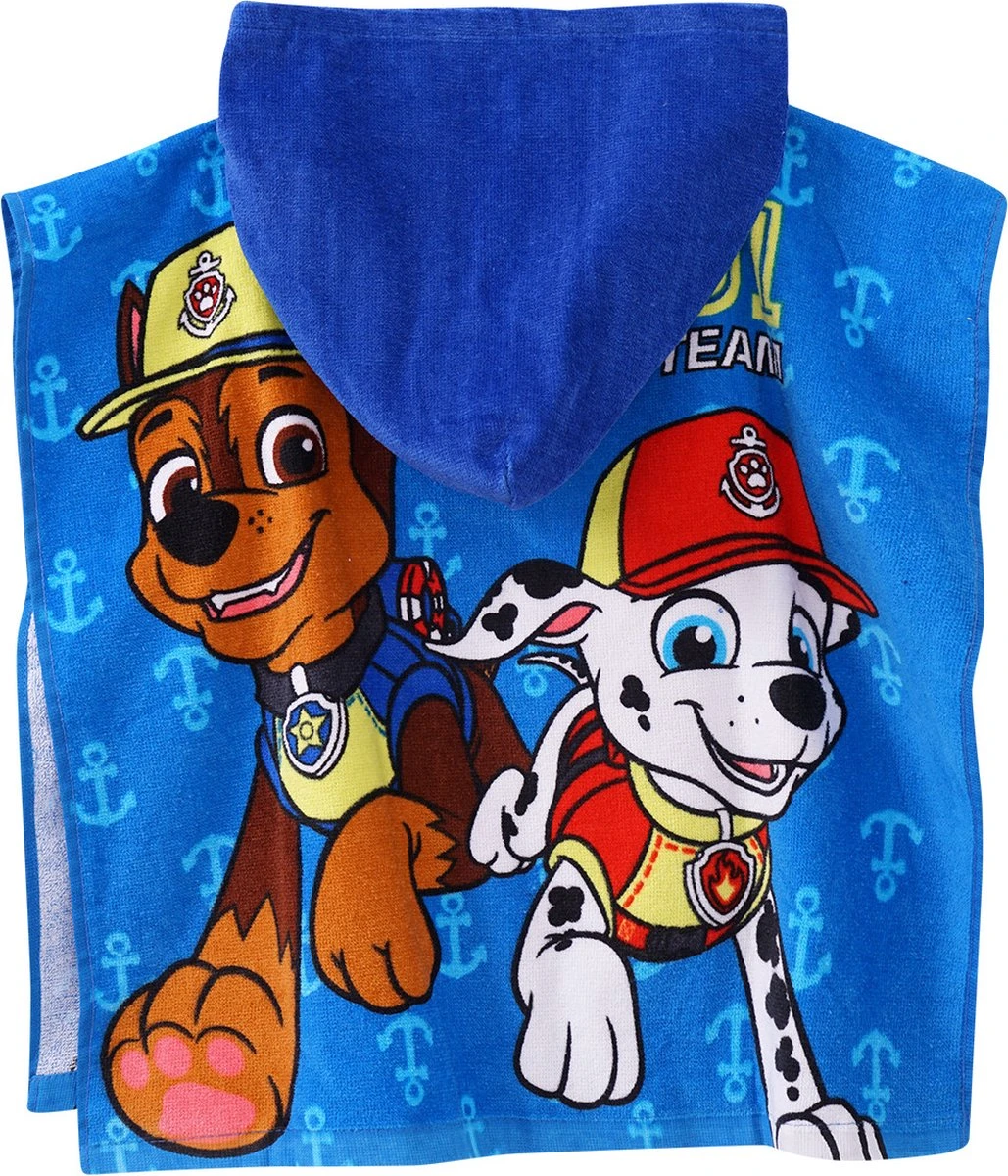 Merkloos Bad Poncho Paw Patrol Met Capuchon - 60x60 Cm - Bad - Zwemmen 1 Merkloos Bad Poncho Paw Patrol Met Capuchon - 60x60 Cm - Bad - Zwemmen