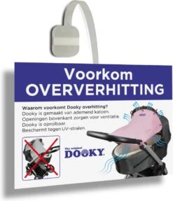 Dooky Universal Cover Zonnescherm Kinderwagen - Light Grey Crowns -Aanbiedingen BIBS Winkel 1032x1200 12