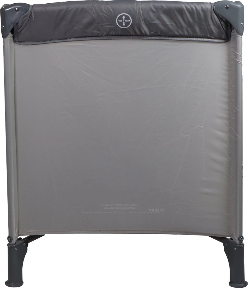 Ding Campingbedje - Grijs - 120x60 Cm - Reisbedje Inclusief Bodemmatrasje 4 Ding Campingbedje - Grijs - 120x60 Cm - Reisbedje Inclusief Bodemmatrasje - Afbeelding 4