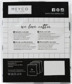 Meyco Hydrofiele Washandjes 3-pack - Feathers-Clouds-Dots - Grijs/Wit 7 Meyco Hydrofiele Washandjes 3-pack - Feathers-Clouds-Dots - Grijs/Wit -Aanbiedingen BIBS Winkel 1034x1200 4