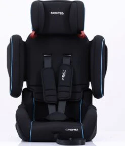 Hamilton By Yoop Cabrio Premium Opvouwbare Autostoel – Veilig, Comfortabel En Lichtgewicht Autozitje – Groep I, II, III Autostoeltje Voor 9 Maanden Tot 12 Jaar – Neon Blauw – ISOFIX Kliksysteem - 1e Opvouwbare Autostoel Ter Wereld - Zwart/Neon Blauw -Aanbiedingen BIBS Winkel 1034x1200 6