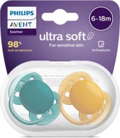 Philips Avent Ultra Soft SCF091/04 - Fopspeen - 6 Tot 18 Maanden - 2 Stuks -Aanbiedingen BIBS Winkel 1040x1200 14