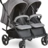 ABC Design Duo Kinderwagen Twin Circle Line - Inclusief Regenhoes - Woven Graphite