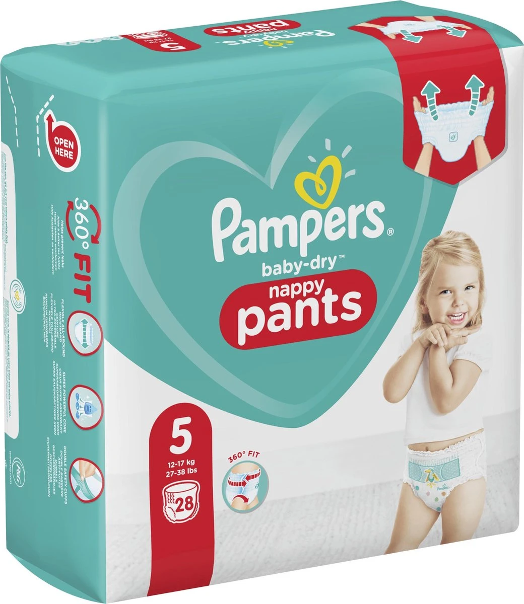 Pampers® Pampers Baby Dry Pants Maat 5 - 28 Luierbroekjes 13 Pampers® Pampers Baby Dry Pants Maat 5 - 28 Luierbroekjes - Afbeelding 13
