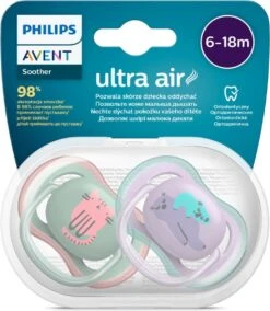 Philips Avent Ultra Air SCF085/18 - Fopspeen - 6 Tot 18 Maanden - 2 Stuks 19 Philips Avent Ultra Air SCF085/18 - Fopspeen - 6 Tot 18 Maanden - 2 Stuks -Aanbiedingen BIBS Winkel 1042x1200 16
