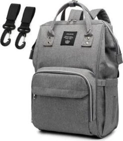 LEQUEEN - Luiertas - Grijs - Verzorgingstas - Verzorgingstas Luiertas - Baby Tas