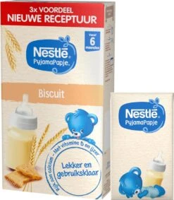 Nestlé PyjamaPapje Biscuit - Babypap - Vanaf 6 Maanden - 4 Stuks - Totaal 12 Porties -Aanbiedingen BIBS Winkel 1048x1200 12