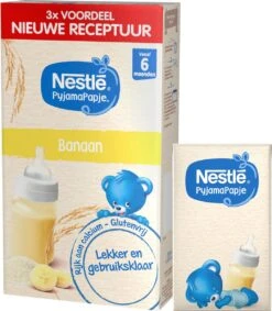 Nestlé PyjamaPapje Banaan - Baby Pap - Vanaf 6 Maanden - 4 Stuks - Totaal 12 Porties -Aanbiedingen BIBS Winkel 1048x1200 13