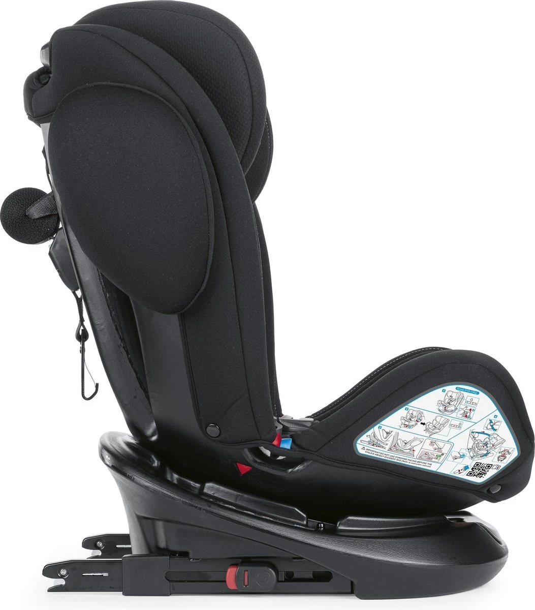 Chicco Autostoel Unico PLUS - Groep 0 1 2 3 - Isofix Bevestiging -Verstelbare Hoofdsteun - Zwart 13 Chicco Autostoel Unico PLUS - Groep 0 1 2 3 - Isofix Bevestiging -Verstelbare Hoofdsteun - Zwart - Afbeelding 13