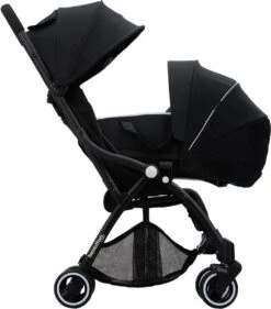 Hamilton By Yoop S1 Plus Buggy Met Monteerbare Premium Wieg – Nieuwer En Hoger 2023 Model - Stroller Met One Hand Folding Technologie – Zwart/Antraciet - Licht, Verstelbaar, Wendbaar - Geschikt Van 0 Maanden Tot 4 Jaar -Aanbiedingen BIBS Winkel 1055x1200 6