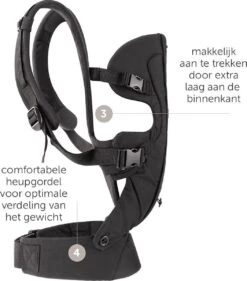 Fillikid Draagzak/Doek - 4 In 1 Ergonomische Buikdrager En Rugdrager - Zwart 17 Fillikid Draagzak/Doek - 4 In 1 Ergonomische Buikdrager En Rugdrager - Zwart -Aanbiedingen BIBS Winkel 1055x1200 8