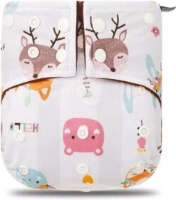 BonBini´s Wasbare Luiers - 3-pack Voordeelverpakking Luiers 3-15 Kg - Luierbroekje - Dubbele Antilek Preventie - Zwemluier Drukknoopjes En Verstelbaar Maat S, M, L Maat 1 T/m 5 - 3 Stuks -Aanbiedingen BIBS Winkel 1056x1200 2