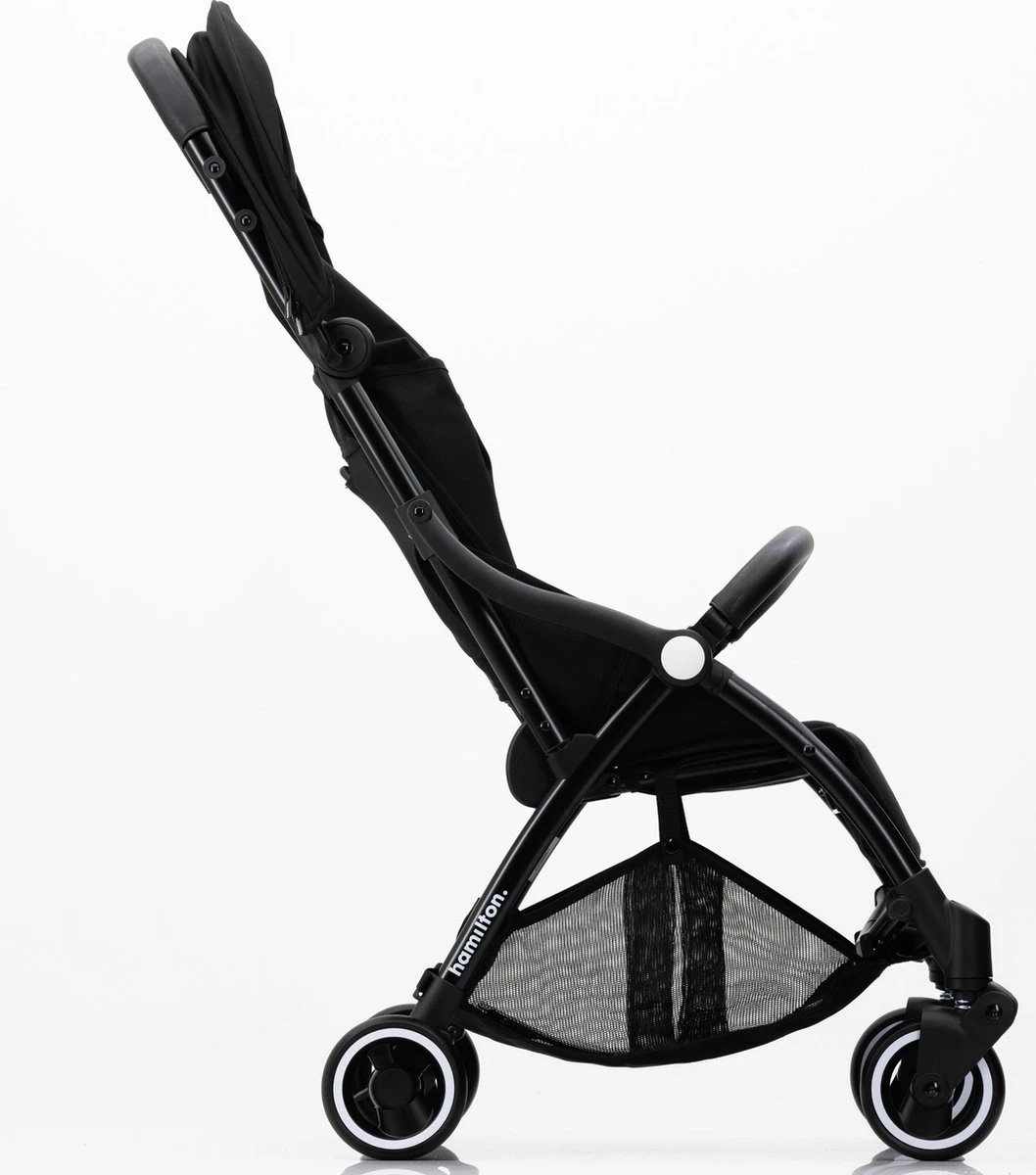 Hamilton By Yoop X1 Plus Kinderwagen - Buggy Met Monteerbare Wieg - Premium Stroller Met One Hand Folding Technologie - Nieuw, Hoger, Uitgebreider 2023 Model - Zwart - Licht, Verstelbaar, Wendbaar En Geschikt Van 0 Maanden Tot 4 Jaar 15 Hamilton By Yoop X1 Plus Kinderwagen - Buggy Met Monteerbare Wieg - Premium Stroller Met One Hand Folding Technologie - Nieuw, Hoger, Uitgebreider 2023 Model - Zwart - Licht, Verstelbaar, Wendbaar En Geschikt Van 0 Maanden Tot 4 Jaar - Afbeelding 15