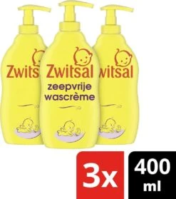 Zwitsal Baby Zeepvrije Wascrème - 3 X 400 Ml - Voordeelverpakking -Aanbiedingen BIBS Winkel 1062x1200 1