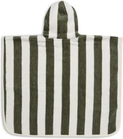 Jollein Badponcho Stripe Terry - Leaf Green - GOTS -Aanbiedingen BIBS Winkel 1063x1200 1