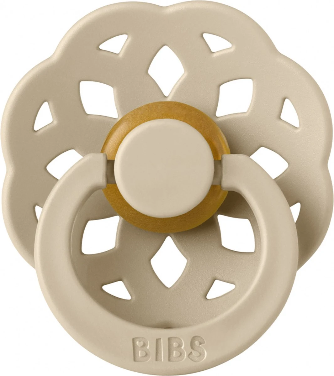 BiBS - Boheme Pacifier - Stage 1 Fopspeen - 2 Stuks - Vanilla / Dark Oak 11 BiBS - Boheme Pacifier - Stage 1 Fopspeen - 2 Stuks - Vanilla / Dark Oak - Afbeelding 11