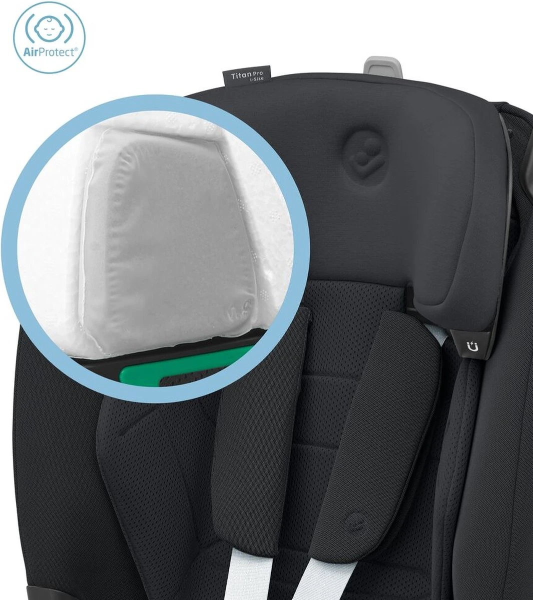Maxi-Cosi Titan Pro I-Size Autostoeltje - Authentic Graphite - Vanaf Ca. 15 Maanden Tot 12 Jaar 4 Maxi-Cosi Titan Pro I-Size Autostoeltje - Authentic Graphite - Vanaf Ca. 15 Maanden Tot 12 Jaar - Afbeelding 4