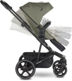 Easywalker Harvey 3 / Harvey³ Voordeelset Bestaande Uit Kinderwagen, Reiswieg, Voetenzak, Regenhoes Voor Zitting En Reiswieg, Hoes Voor De Reiswiegmatras - Kleur Fossil Grey -Aanbiedingen BIBS Winkel 1069x1200 15