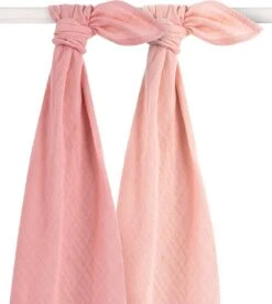 Jollein Hydrofiele Doek Large 115x115cm Bamboe Katoen - Pale Pink - 2 Stuks -Aanbiedingen BIBS Winkel 1072x1200 3