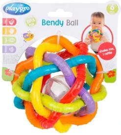 Playgro Buigbare Bendy Ball - Grijp- En Bijtspeelgoed - Incl Rammelaar - Activiteitenbal -Aanbiedingen BIBS Winkel 1074x1200 1