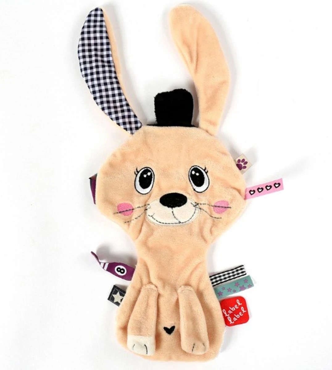 Label Label Friends Konijn Knuffeldoekje LL-FR14020 1 Label Label Friends Konijn Knuffeldoekje LL-FR14020