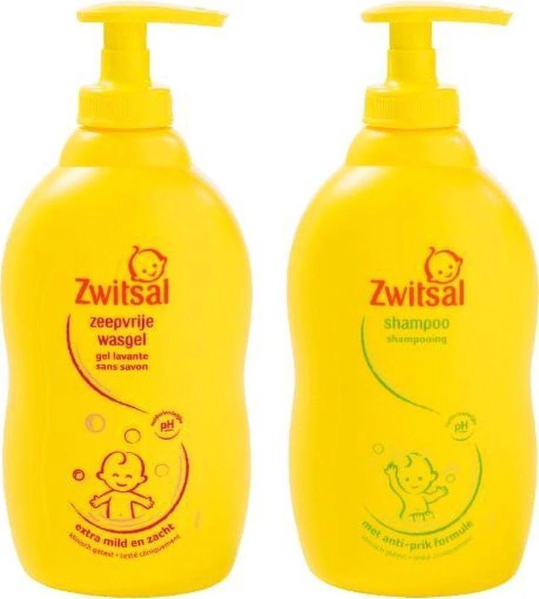 Zwitsal Zeepvrije Wasgel 400 ML Pomp & Zwitsal Anti-Prik Shampoo 400 ML Pomp 1 Zwitsal Zeepvrije Wasgel 400 ML Pomp & Zwitsal Anti-Prik Shampoo 400 ML Pomp