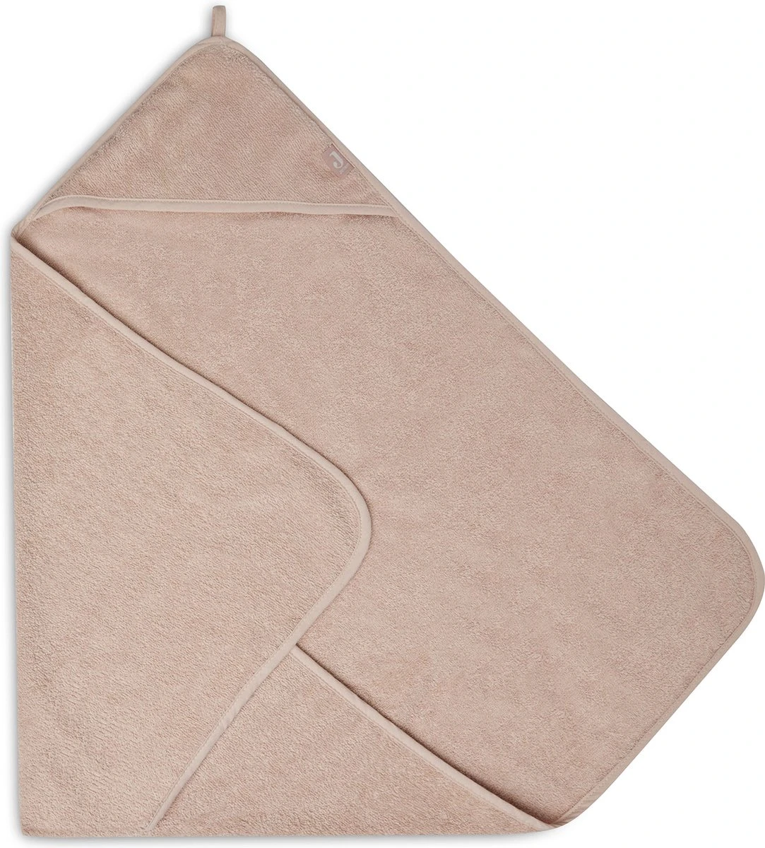 Jollein Badcape Badstof 75x75cm - Pale Pink 3 Jollein Badcape Badstof 75x75cm - Pale Pink - Afbeelding 3