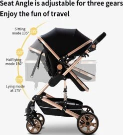 Luxe Kinderwagen 3 In 1 - Wandelwagen - Kinderwagen 3-in-1 Incl Autostoel - Kinderwagen Maxi Cosi – Buggy 3 In 1 - Newborn - Zwart 8 Luxe Kinderwagen 3 In 1 - Wandelwagen - Kinderwagen 3-in-1 Incl Autostoel - Kinderwagen Maxi Cosi – Buggy 3 In 1 - Newborn - Zwart -Aanbiedingen BIBS Winkel 1084x1200 17