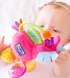 Playgro Clip Clop Rammelaar - Roze - Activiteitenspeeltje - Kraamkado -Aanbiedingen BIBS Winkel 1086x1200 13