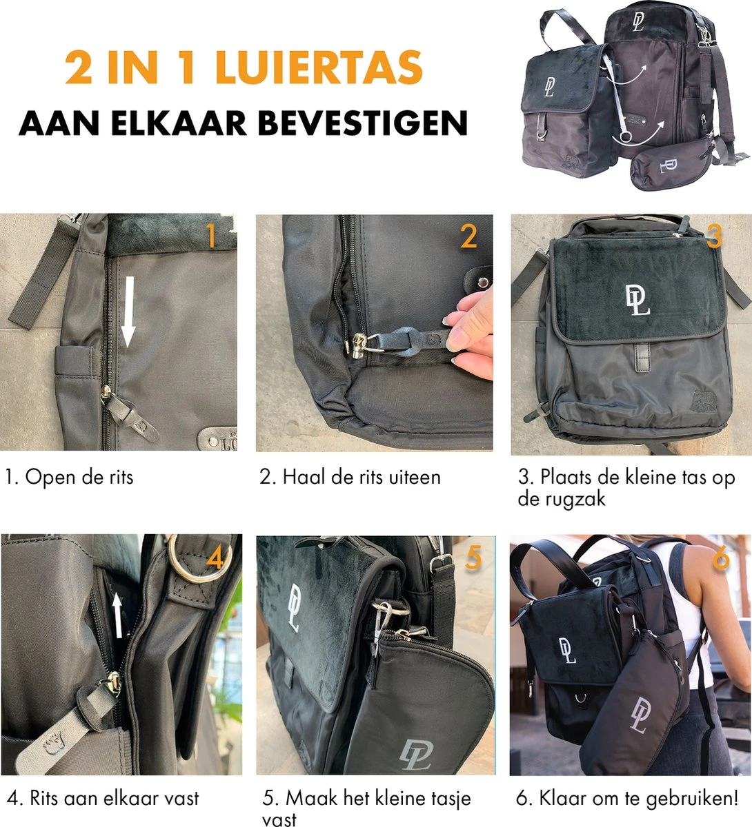 Deryan Luiertas Rugzak Met Verschoonmatje - Inclusief Flessenwarmhouder - Kinderwagenhaken En Isoleervak - Cream 10 Deryan Luiertas Rugzak Met Verschoonmatje - Inclusief Flessenwarmhouder - Kinderwagenhaken En Isoleervak - Cream - Afbeelding 10