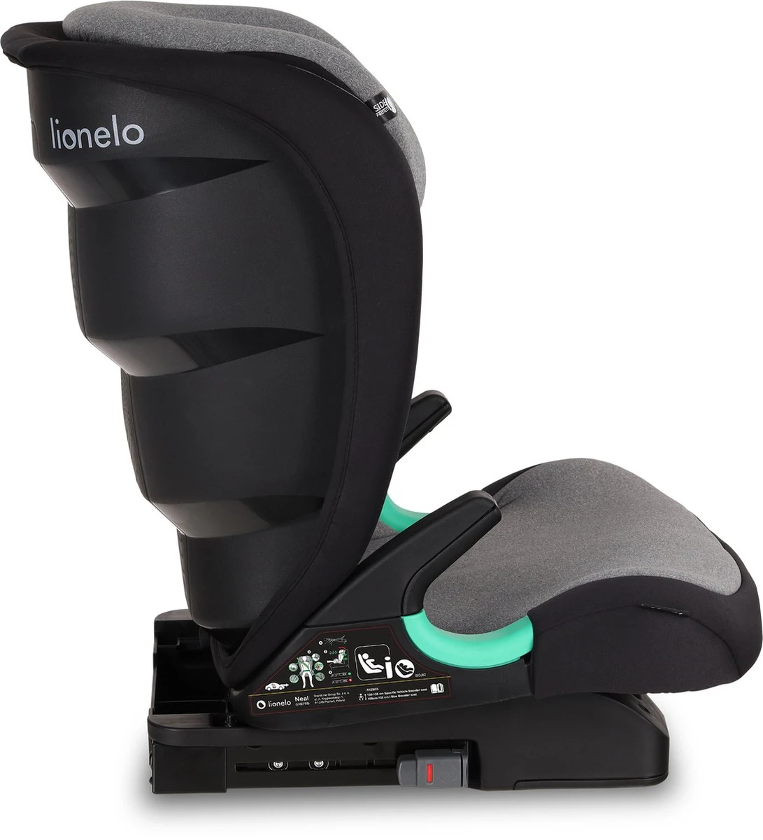 Lionelo Neal - Premium Autostoel - Hoofdsteunverstelling - Ventilatiesysteem - ISOFIX Tot 12 Jaar 12 Lionelo Neal - Premium Autostoel - Hoofdsteunverstelling - Ventilatiesysteem - ISOFIX Tot 12 Jaar - Afbeelding 12