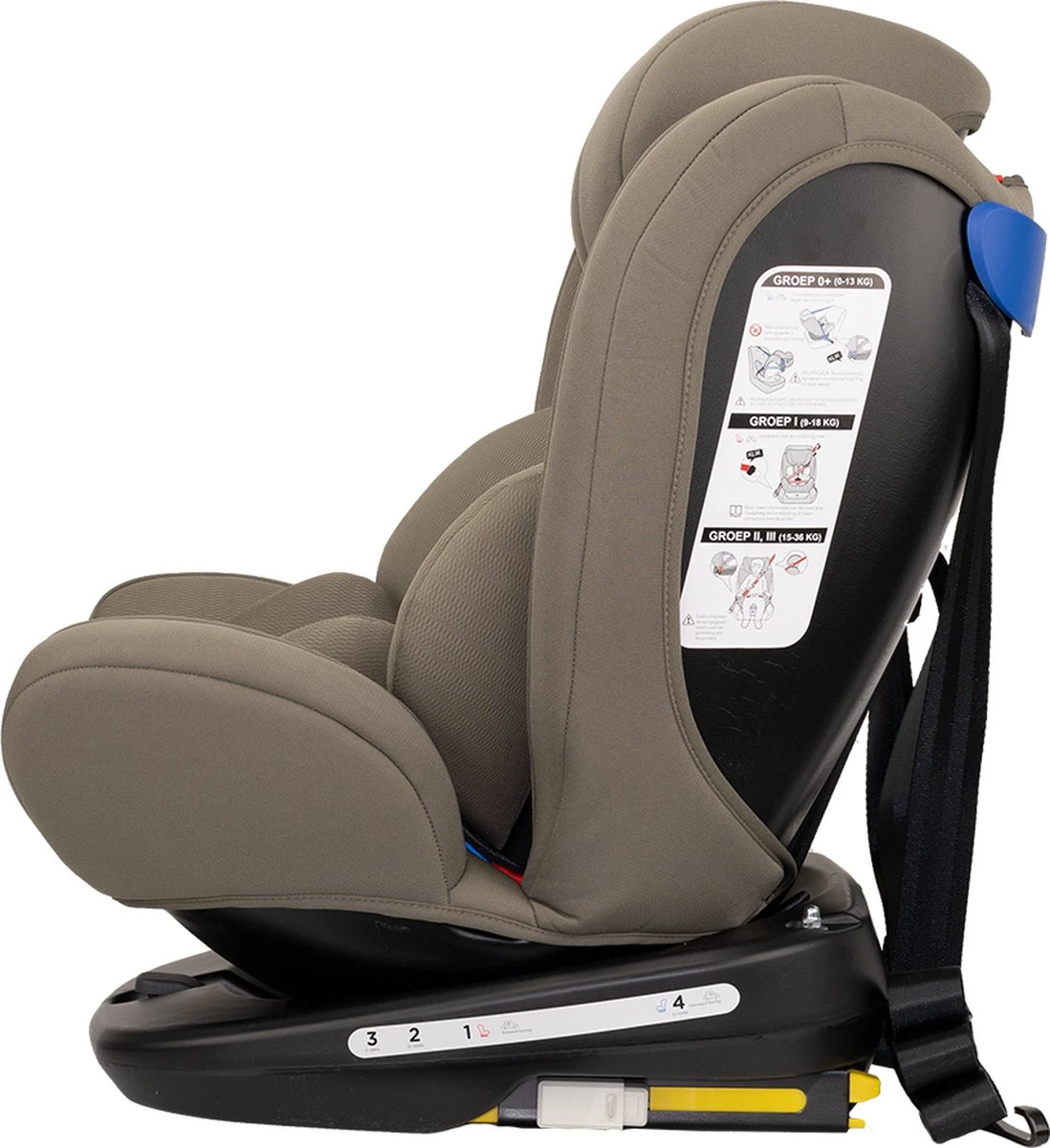 Autostoel Novi Baby® Goliath Premium 0-1-2-3 Isofix Rotation Dark Taupe 7 Autostoel Novi Baby® Goliath Premium 0-1-2-3 Isofix Rotation Dark Taupe - Afbeelding 7