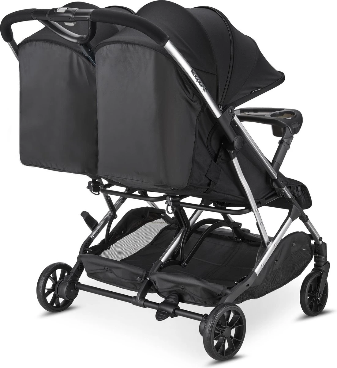 Joovy Kooper X2 Dubbele Buggy - Black - Duo Buggy 7 Joovy Kooper X2 Dubbele Buggy - Black - Duo Buggy - Afbeelding 7