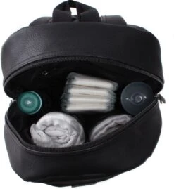 Kidzroom Popular Luiertas Rugzak - Zwart‎‎ - Verschoonmatje - Flessenhouder -Aanbiedingen BIBS Winkel 1101x1200 8