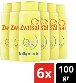 Zwitsal Talkpoeder - 6 X 100 Gram - Voordeelverpakking -Aanbiedingen BIBS Winkel 1103x1200